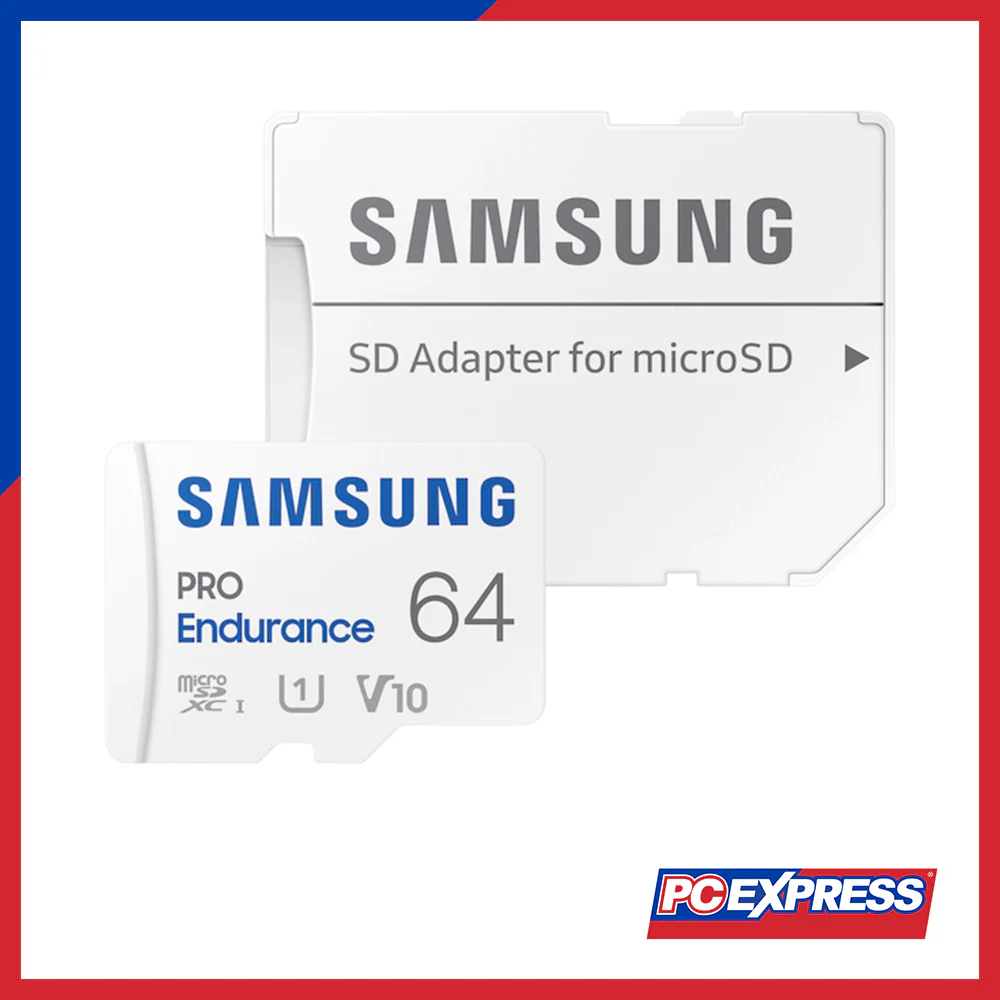 SAMSUNG Micro SD 64GB Pro Endurance With Adapter Memory Card - Image 3