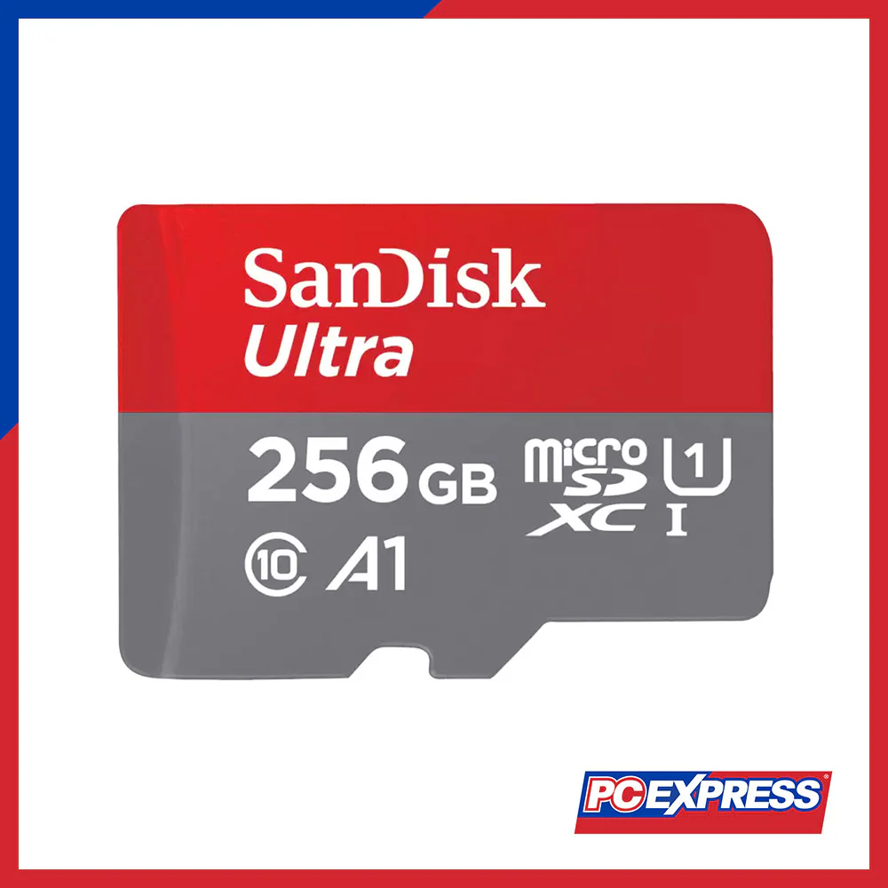 SANDISK Micro SD 256GB Class 10 Ultra A1 Flash Memory Without Adapter