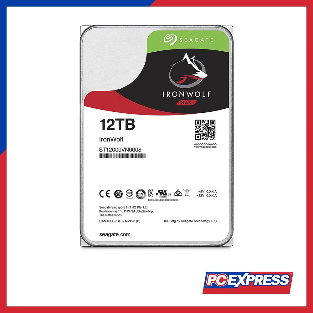 SEAGATE 12TB SATA Ironwolf (ST12000VN0008) NAS Hard Drive - Image 4