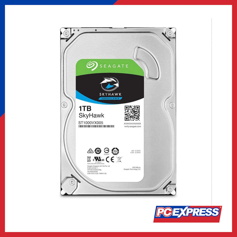 SEAGATE 1TB SATA SKYHAWK (ST1000VX005 Surveillance Hard Drive - Image 4