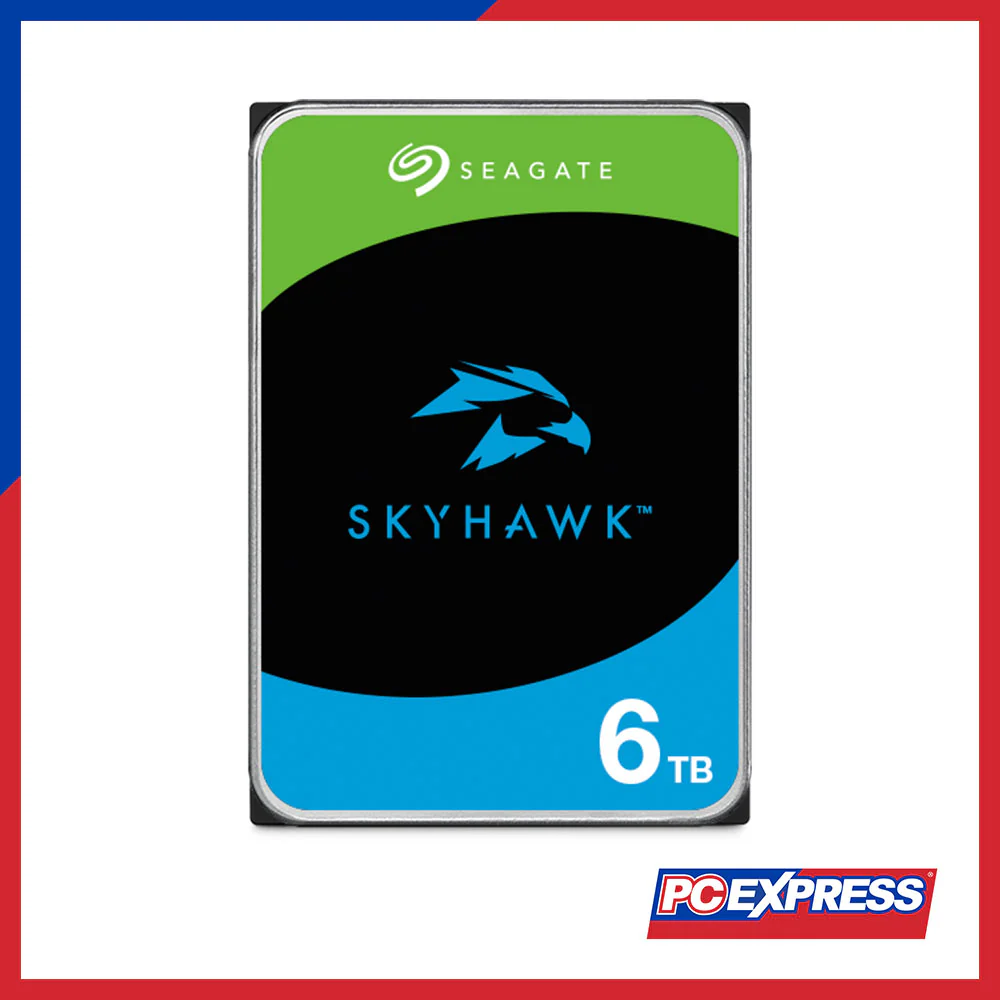 SEAGATE 6TB SATA SKYHAWK (ST6000VX0023) Surveillance Hard Drive - Image 2