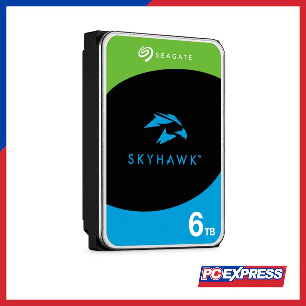 SEAGATE 6TB SATA SKYHAWK (ST6000VX0023) Surveillance Hard Drive - Image 3