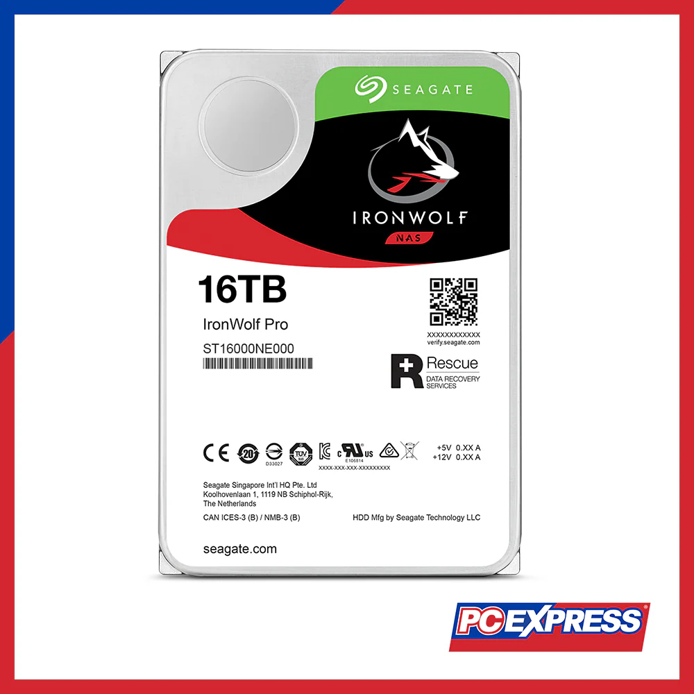 SEAGATE IronWolf Pro 16TB (ST16000NT001) 256MB NAS Hard Drive - Image 2