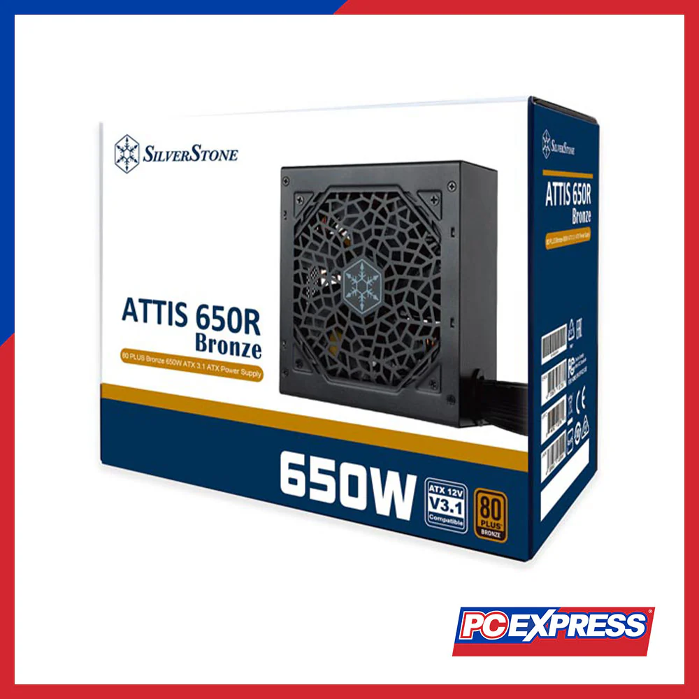 SILVERSTONE ATTIS 650W 80+ Bronze Non-Modular Power Supply - Image 12