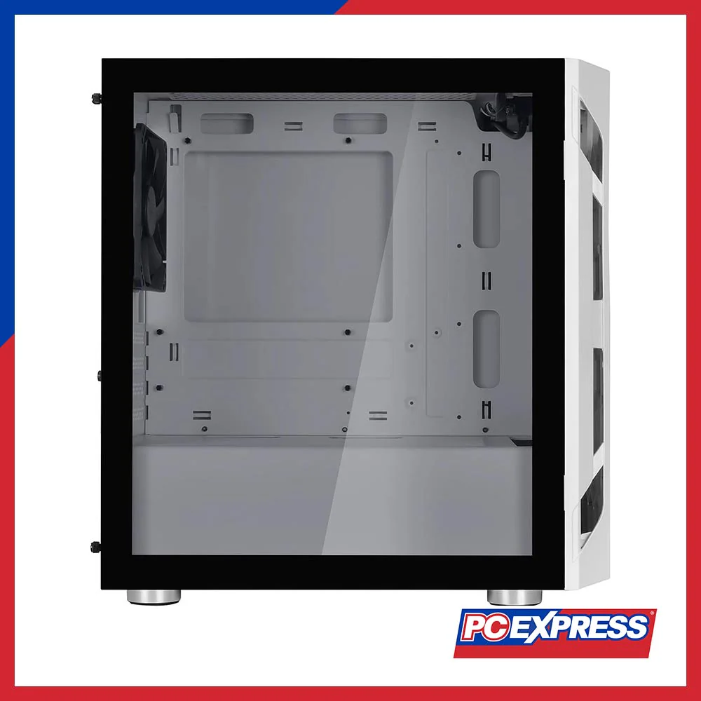 SilverStone FARA H1 M (SST-FAH1MW-G) Mesh Front M-ATX Chassis (White) - Image 4