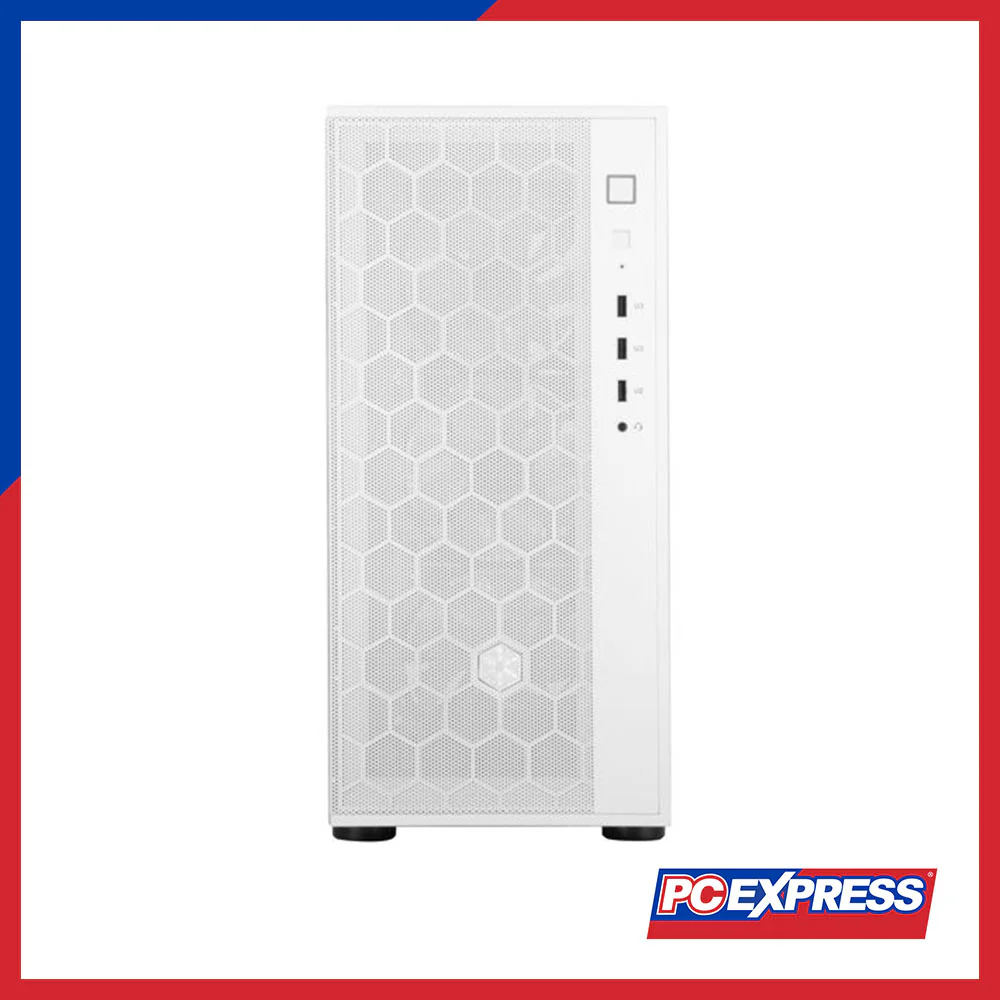SILVERSTONE FARA R1 V2 TG Mesh Front Mid-Tower ATX Chassis (White) - Image 2