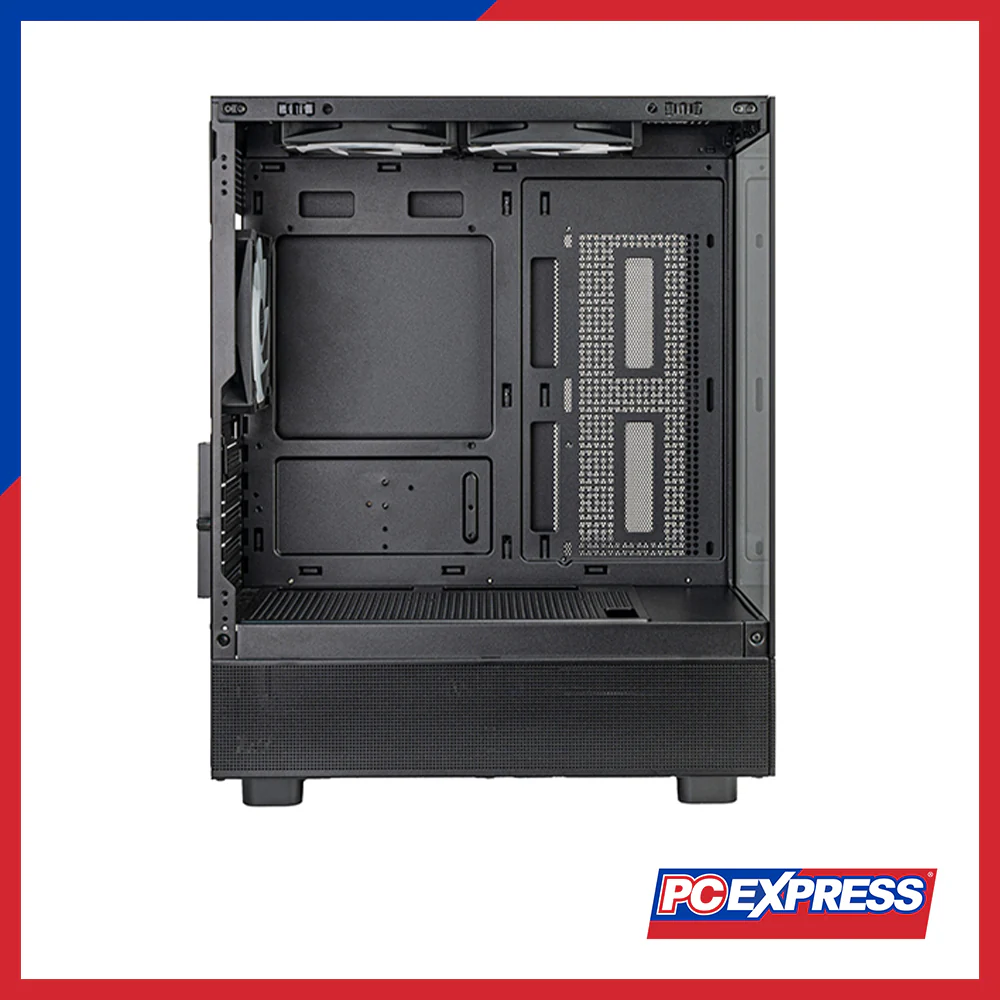 SILVERSTONE Lucid 04 Tempered Glass ARGB PC Case - Black - Image 4