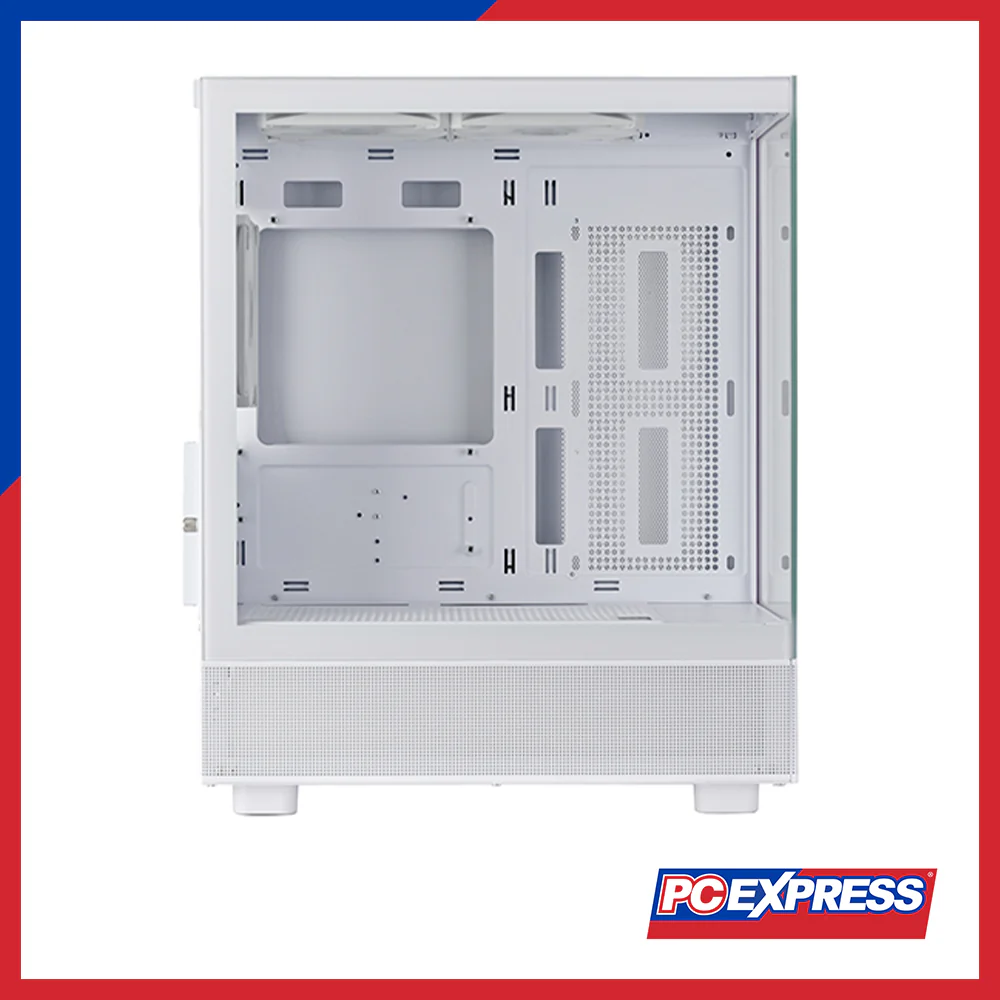 SILVERSTONE Lucid 04 Tempered Glass ARGB PC Case - White - Image 3