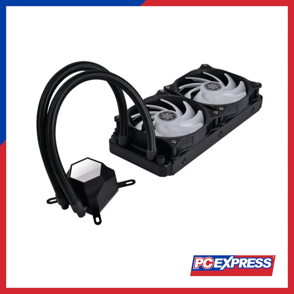SILVERSTONE PERMAFROST 240 ARGB (PF240-ARGB / V2 ) All-In-One CPU Liquid Cooler - Image 2