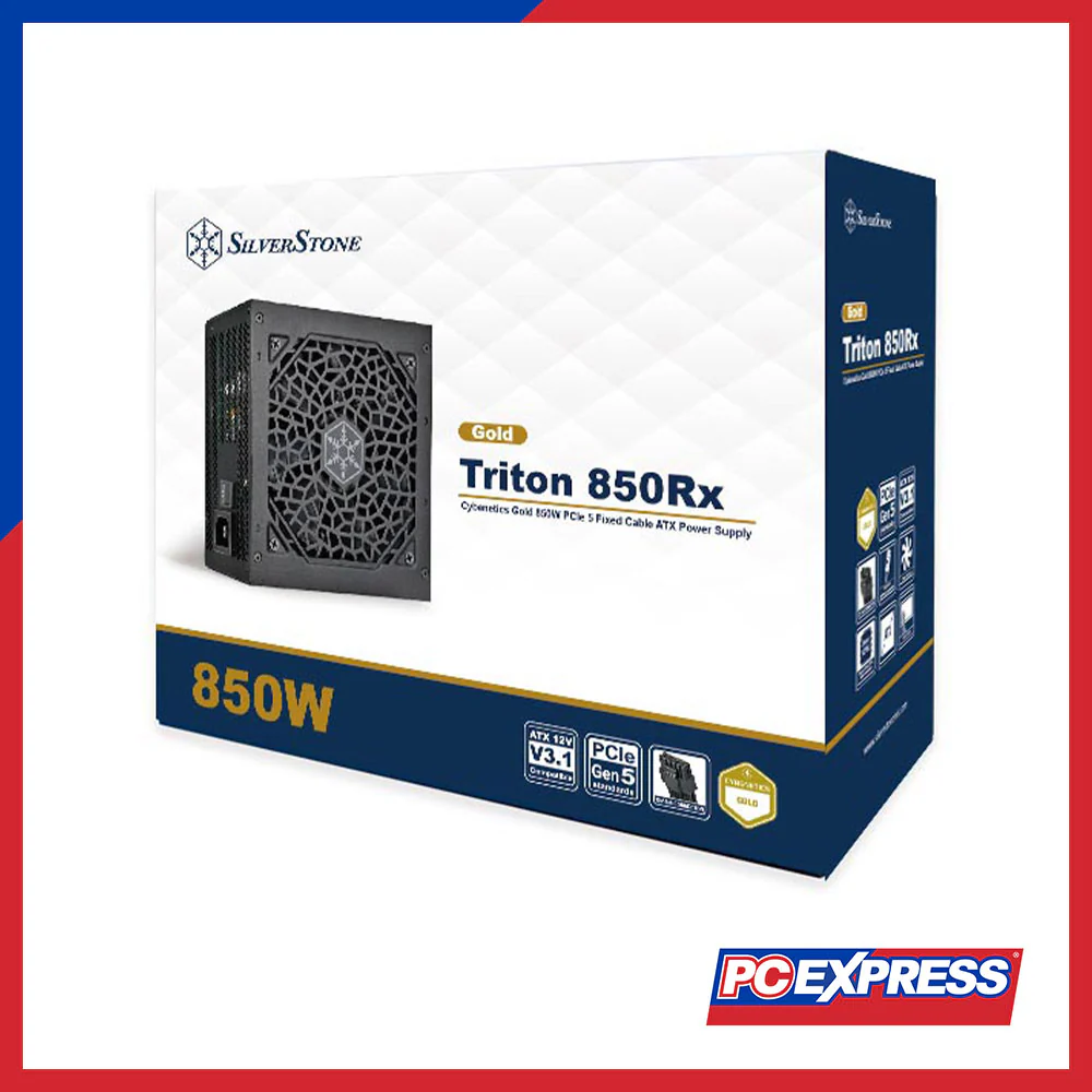SILVERSTONE Triton 850Rx 850W Cybenetics 80+ Gold Non-Modular Power Supply - Image 6