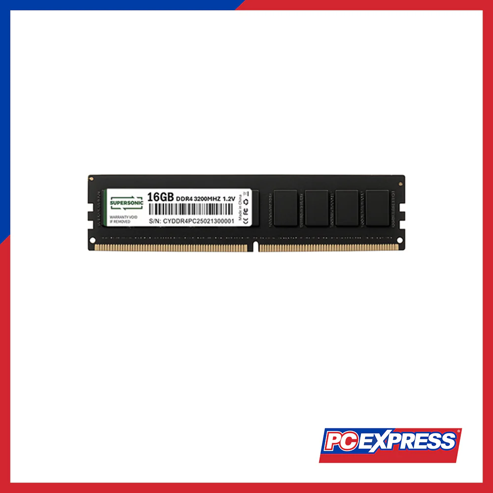 SUPERSONIC 16GB DDR4 3200MHz (SU2G6541G0732SC) Desktop Memory