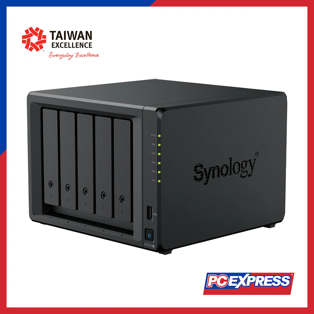 SYNOLOGY DiskStation DS1525+ 5-BAY Network Attached Storage