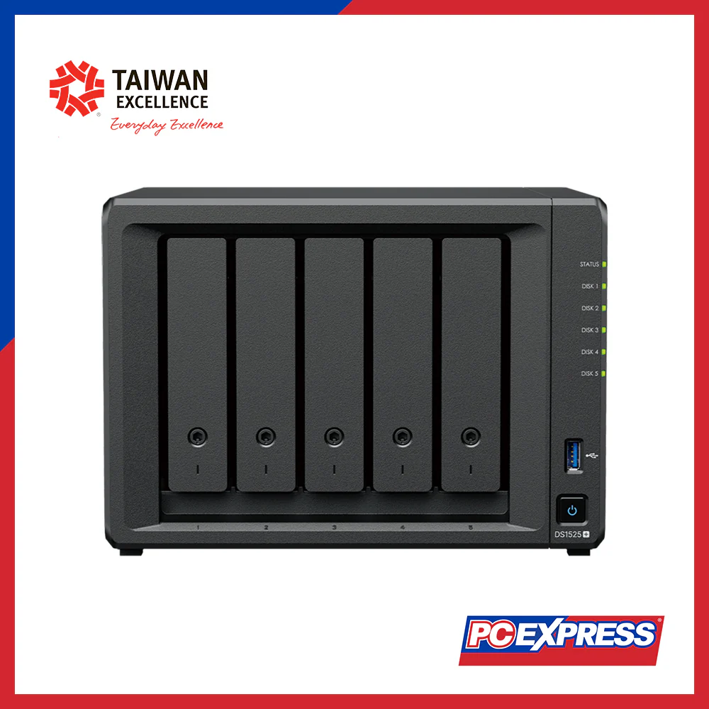SYNOLOGY DiskStation DS1525+ 5-BAY Network Attached Storage - Image 6