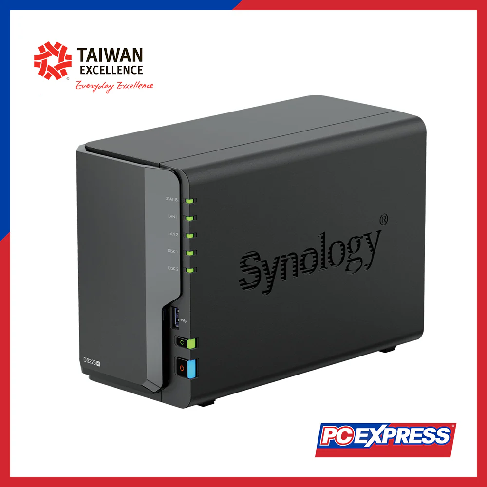 SYNOLOGY DiskStation DS225+ 2-BAY Network Attached Storage - Image 2