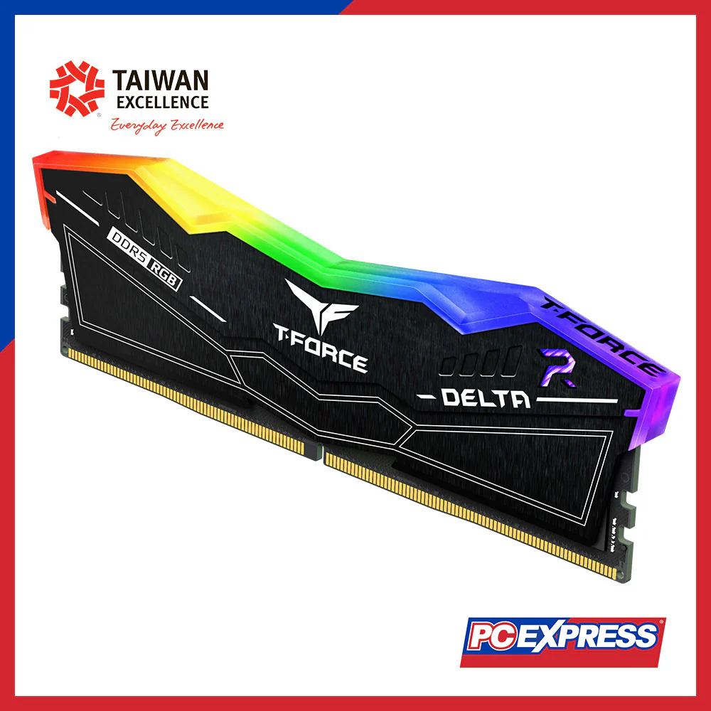 TEAM 32GB (2x16GB) DDR5 6000MHz TFORCE DELTA RGB Black (FF3D532G6000HC38ADC01) Memory Module - Image 3
