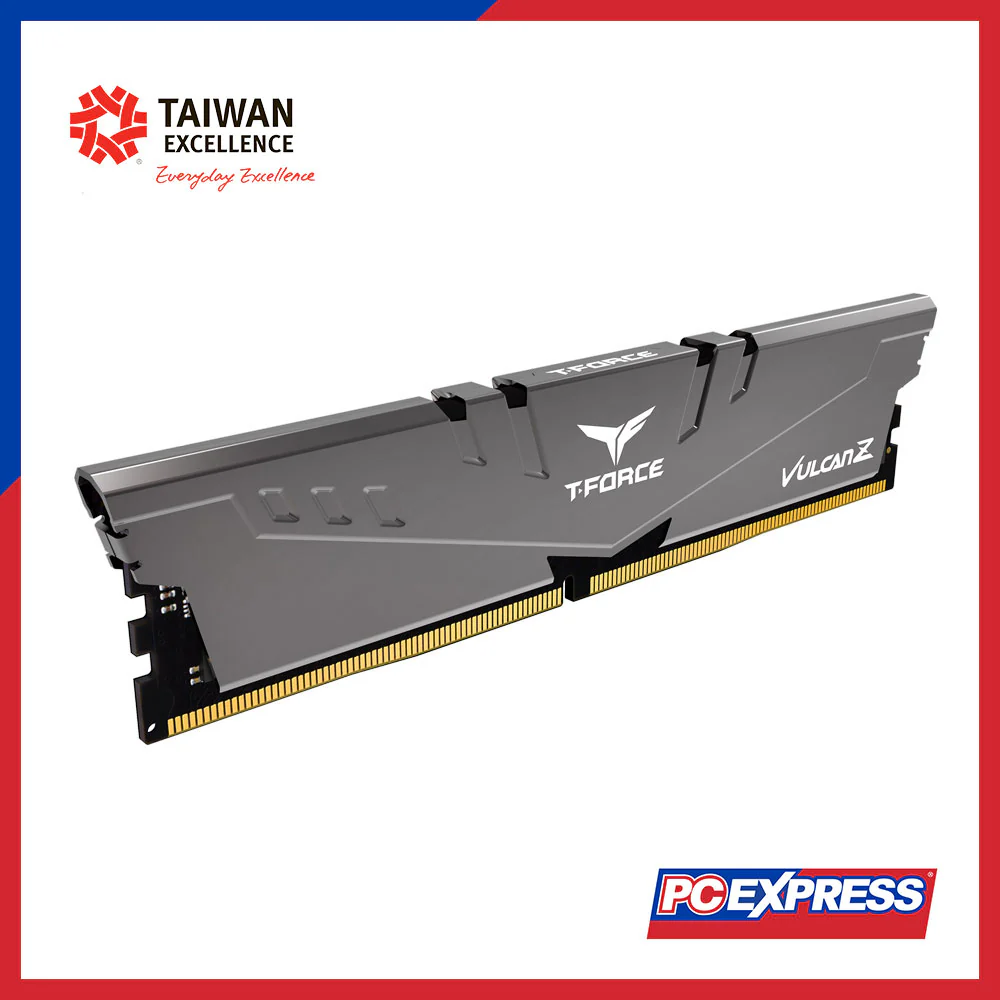 TEAMGROUP 16GB (2x8GB) DDR4 3600MHz VULCAN Z Desktop Memory - Gray - Image 2
