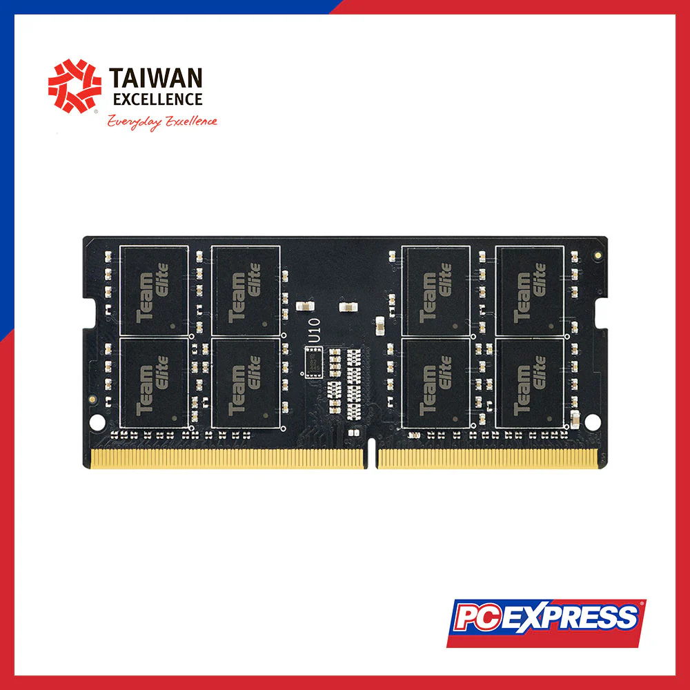 TEAMGROUP 16GB DDR4 3200MHz (TED416G3200C22-S01) ELITE SODIMM Laptop Memory