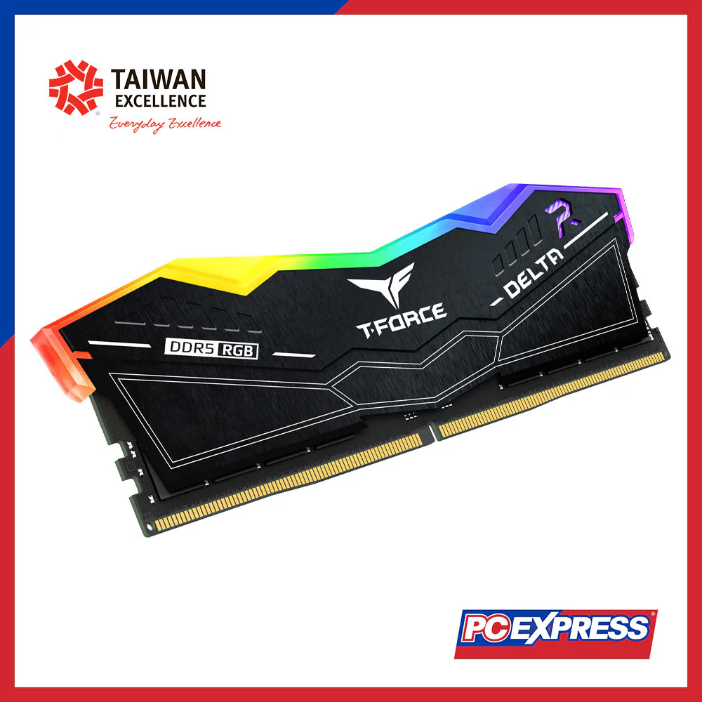 TEAMGROUP 16GB DDR5 6000MHz (FF3D516G6000HC38J01) T-FORCE DELTA RGB Desktop Memory - Image 2