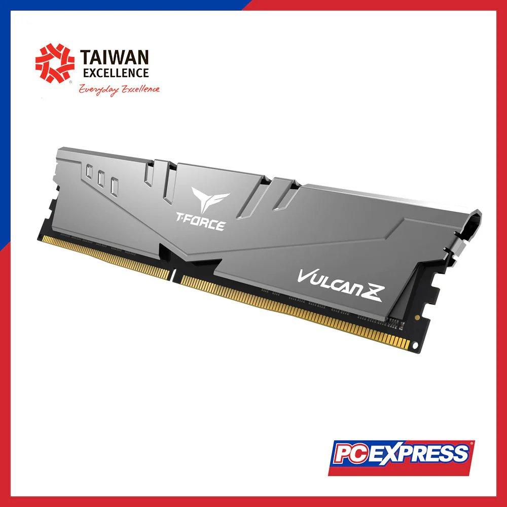 TEAMGROUP 8GB (1x8GB) DDR4 3200MHz VULCAN Z Gray (TLZGD48G3200HC16F01) Desktop Memory - Image 4