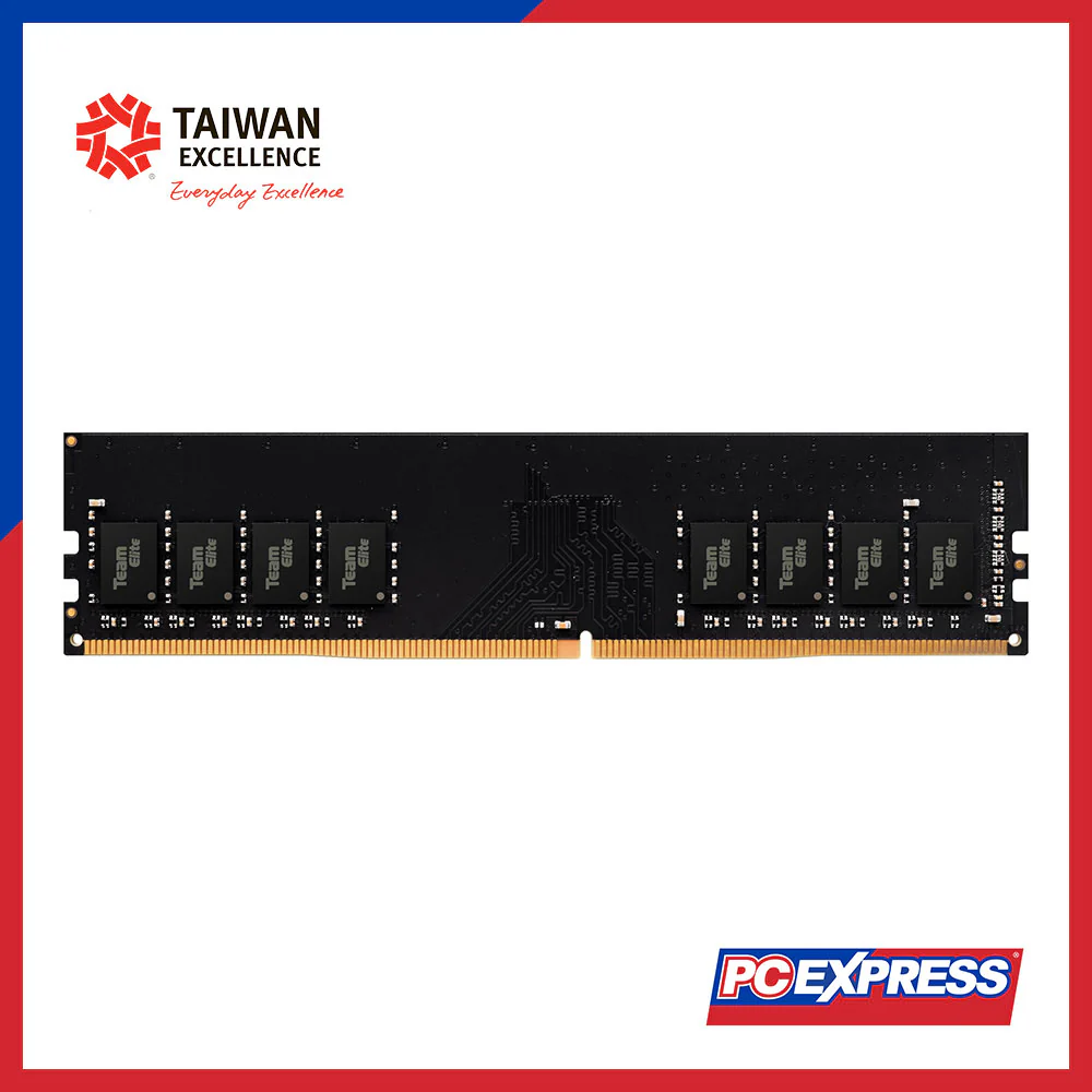 TEAMGROUP 8GB DDR4 3200MHz (TPD48G3200HC22BK) ELITE Desktop Memory