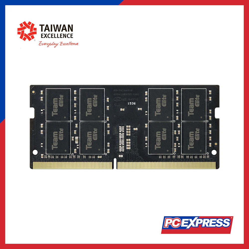 TEAMGROUP 8GB DDR4 3200MHz (TED48G3200C22-S01) ELITE SODIMM Laptop Memory