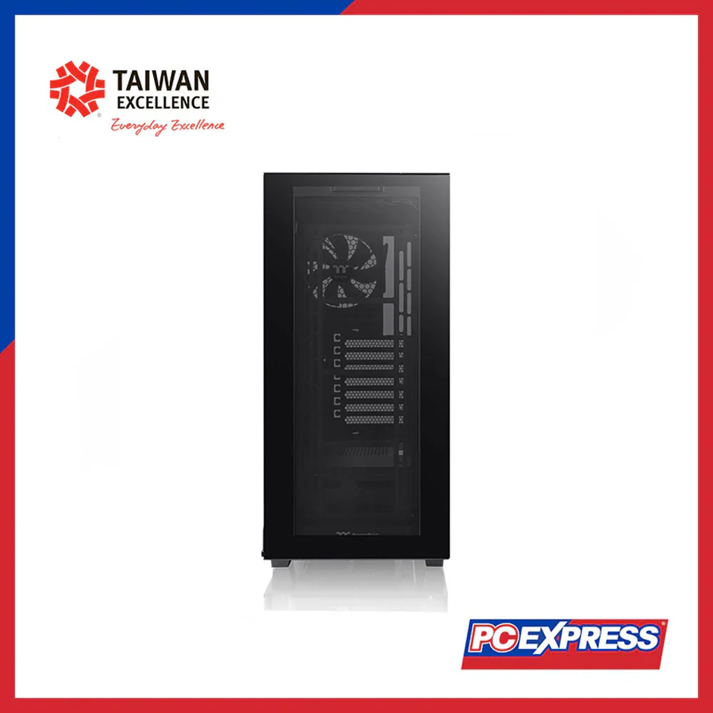 THERMALTAKE Divider 300 Air Tempered Glass Mid Tower Chassis (Black) - Image 2