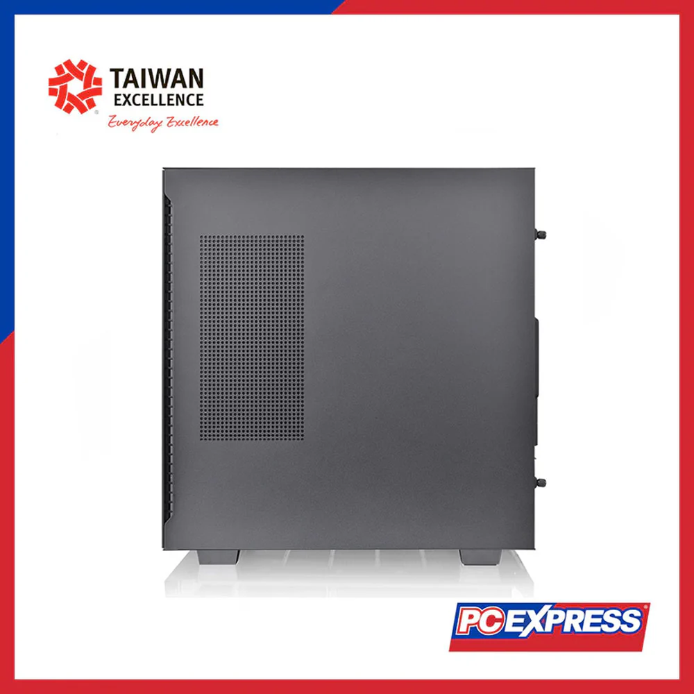 THERMALTAKE Divider 300 Air Tempered Glass Mid Tower Chassis (Black) - Image 3