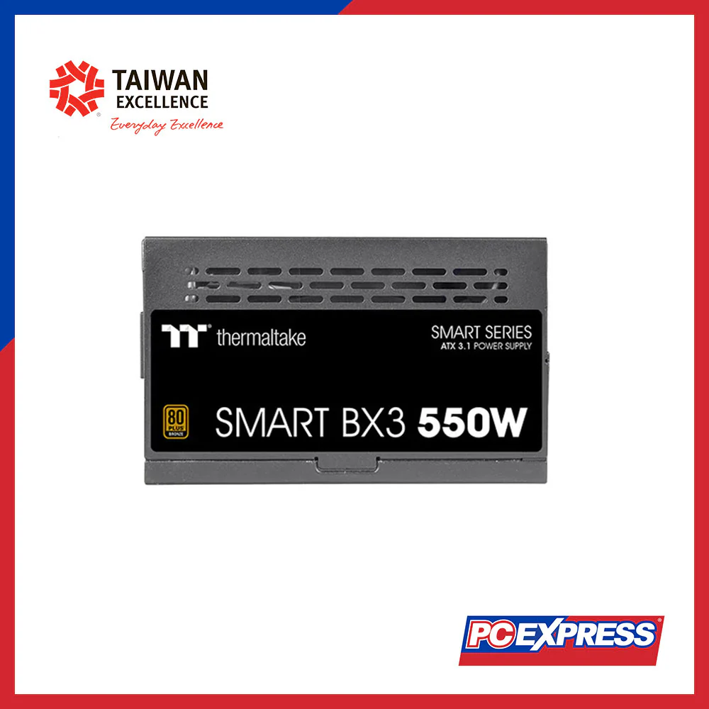 THERMALTAKE Smart BX3 550W 80+ Bronze ATX 3.1 Non-Modular Power Supply - Image 2