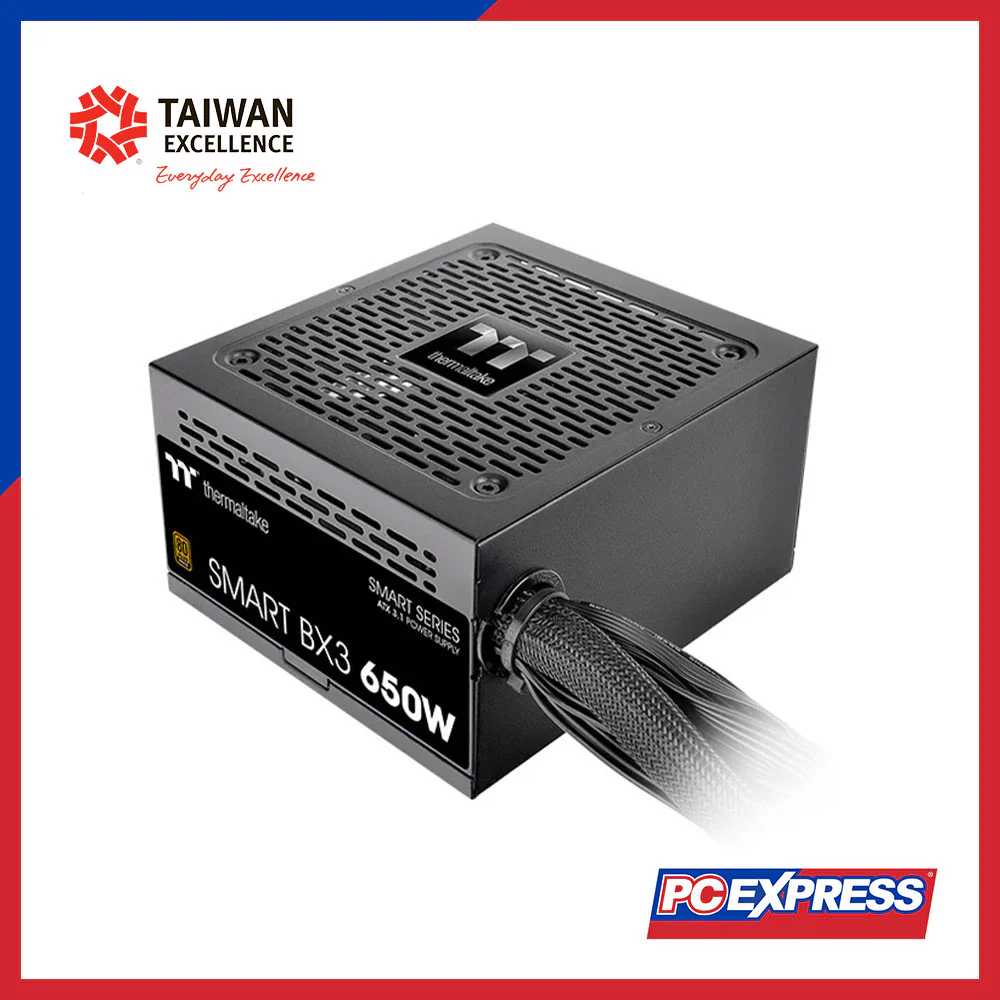 THERMALTAKE Smart BX3 650W 80+ Bronze ATX 3.1 Non-Modular Power Supply