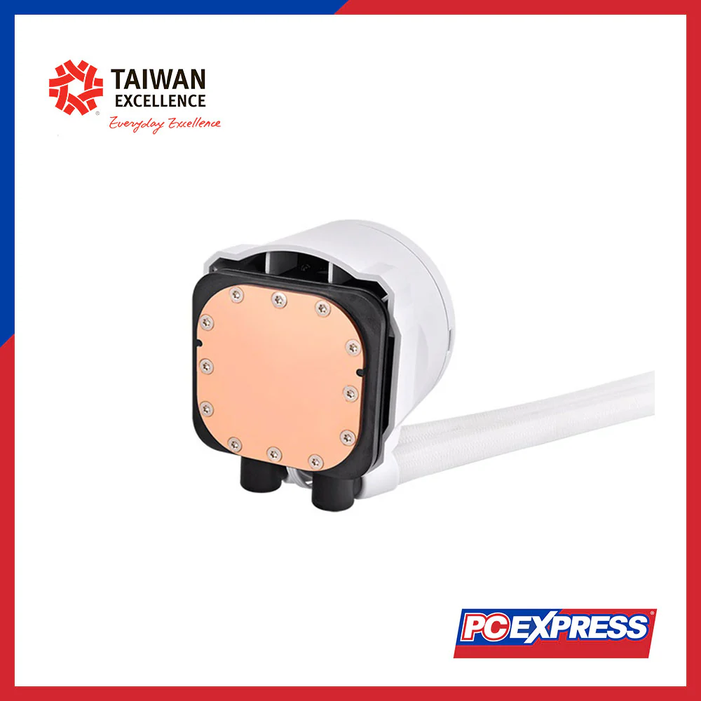 THERMALTAKE TH240 V2 Ultra EX ARGB Sync All-In-One Liquid Cooler Fan - Snow Edition - Image 3
