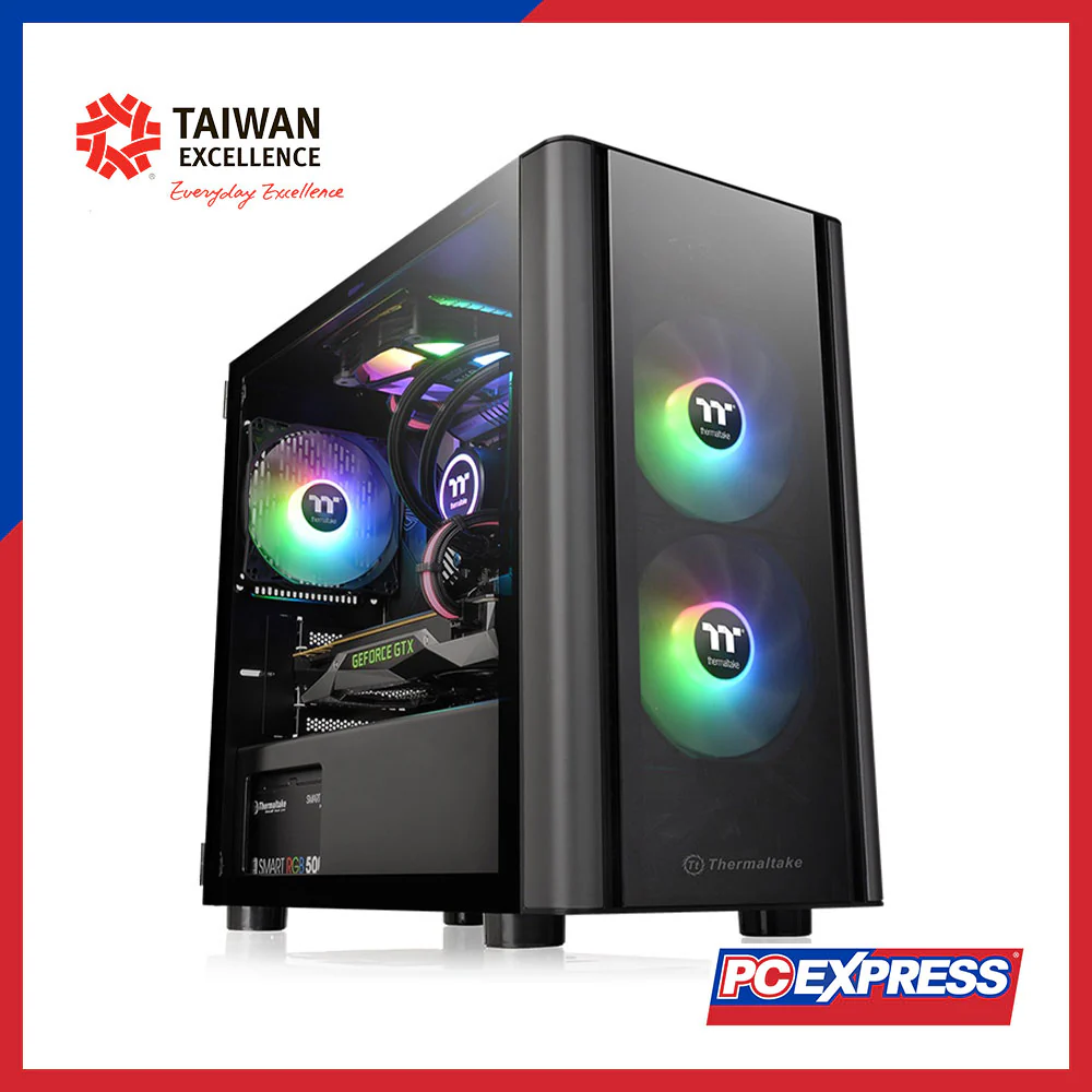 Thermaltake V150 Tempered Glass (CA-1R1-00S1WN-00) M-ATX Gaming Chassis