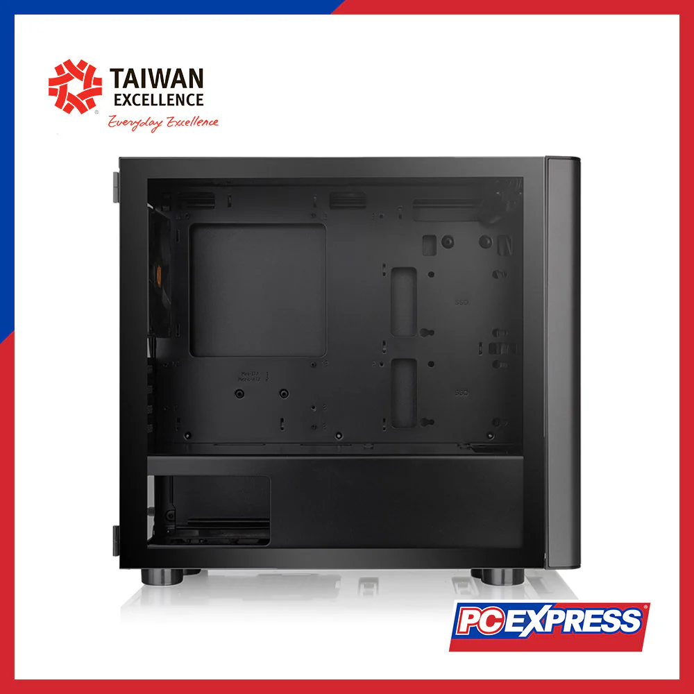 Thermaltake V150 Tempered Glass (CA-1R1-00S1WN-00) M-ATX Gaming Chassis - Image 3