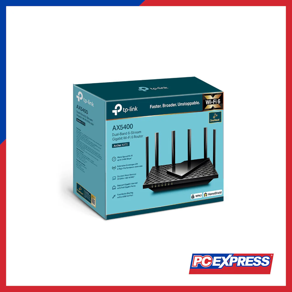 TP-LINK ARCHER AX72 AX5400 Wifi-6 Router - Image 4