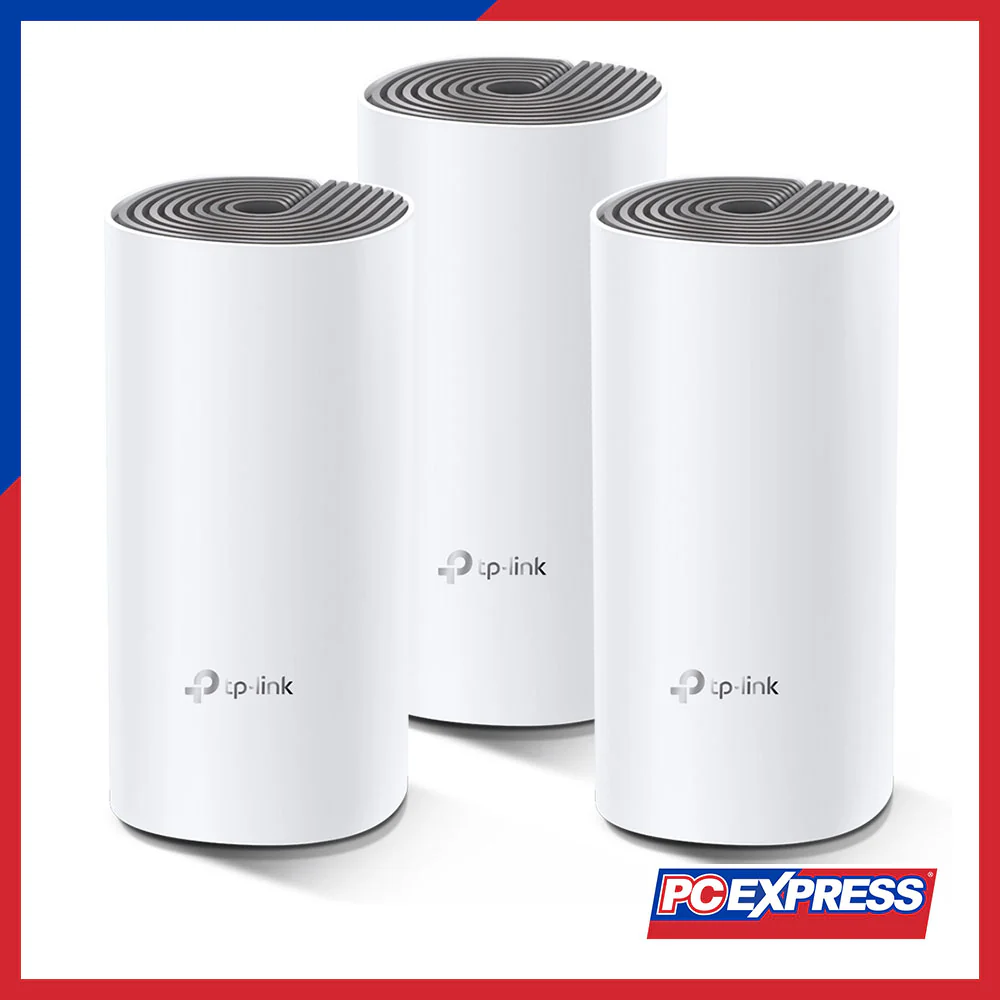 TP-LINK Deco E4 AC1200 Whole Home Mesh Wi-Fi System (3-Pack)