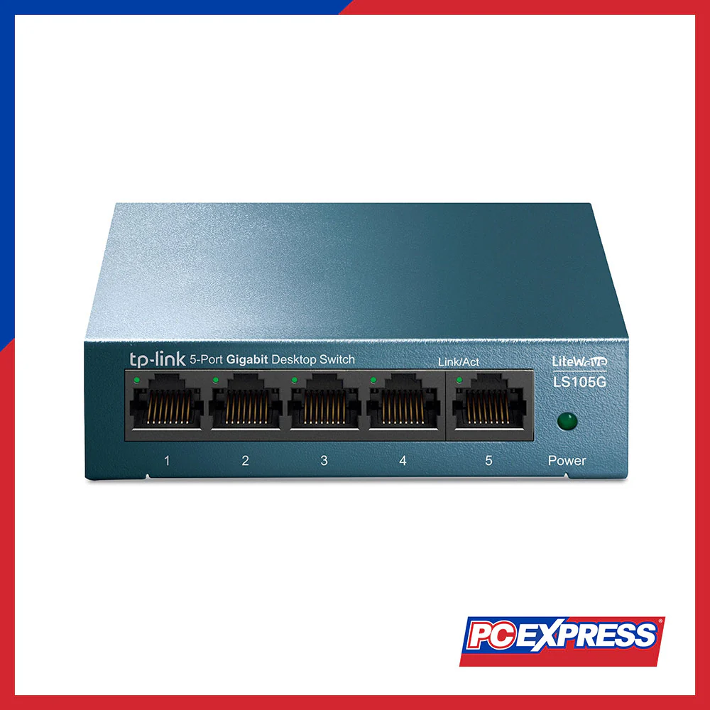 TP-LINK LS105G 5-Port 10/100/1000Mbps Desktop Switch