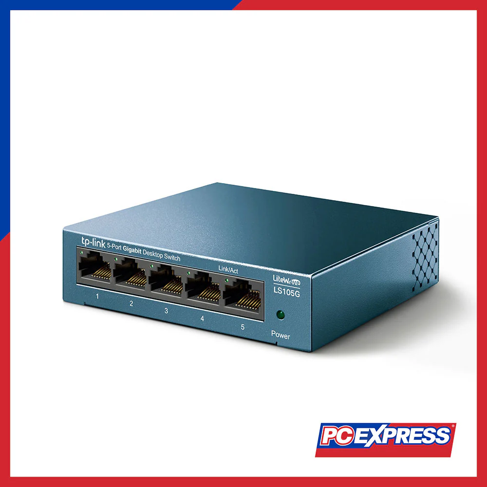 TP-LINK LS105G 5-Port 10/100/1000Mbps Desktop Switch - Image 2