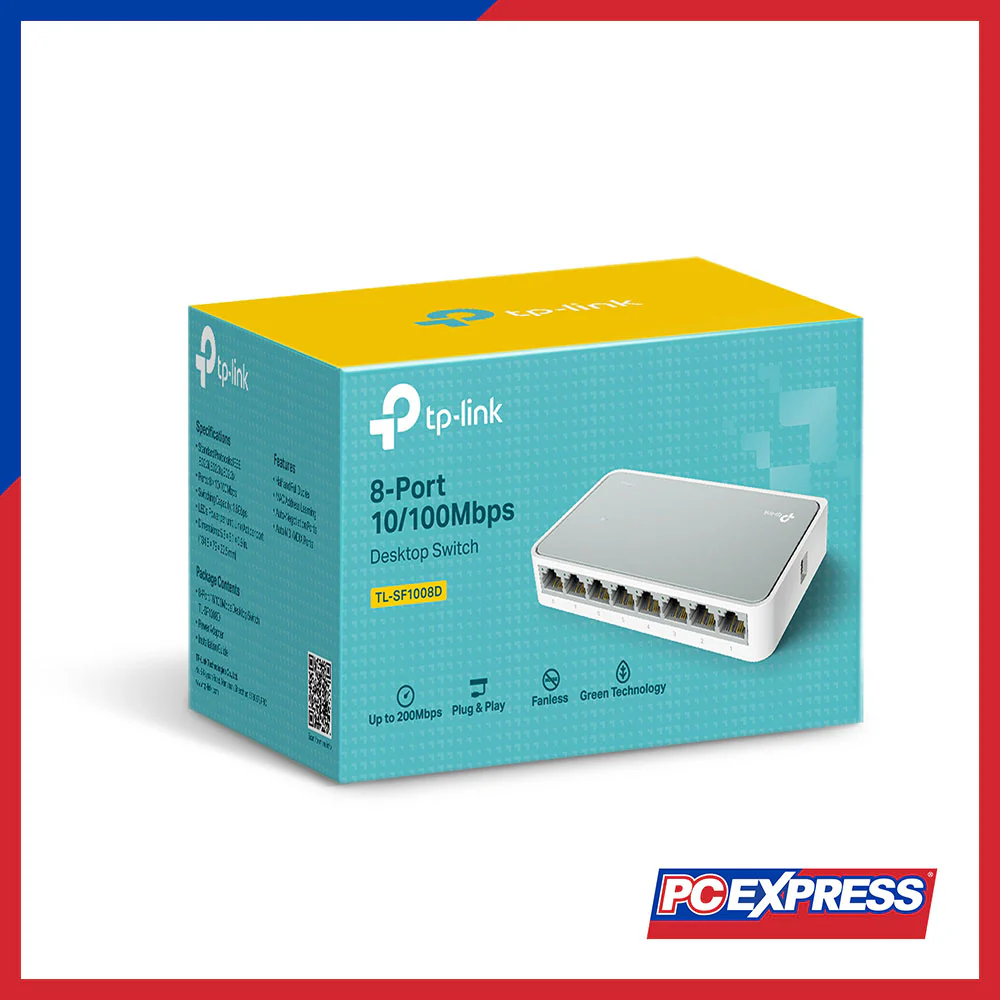 TP-LINK SF1008D 8-Port 10/100Mbps Desktop Switch - Image 3