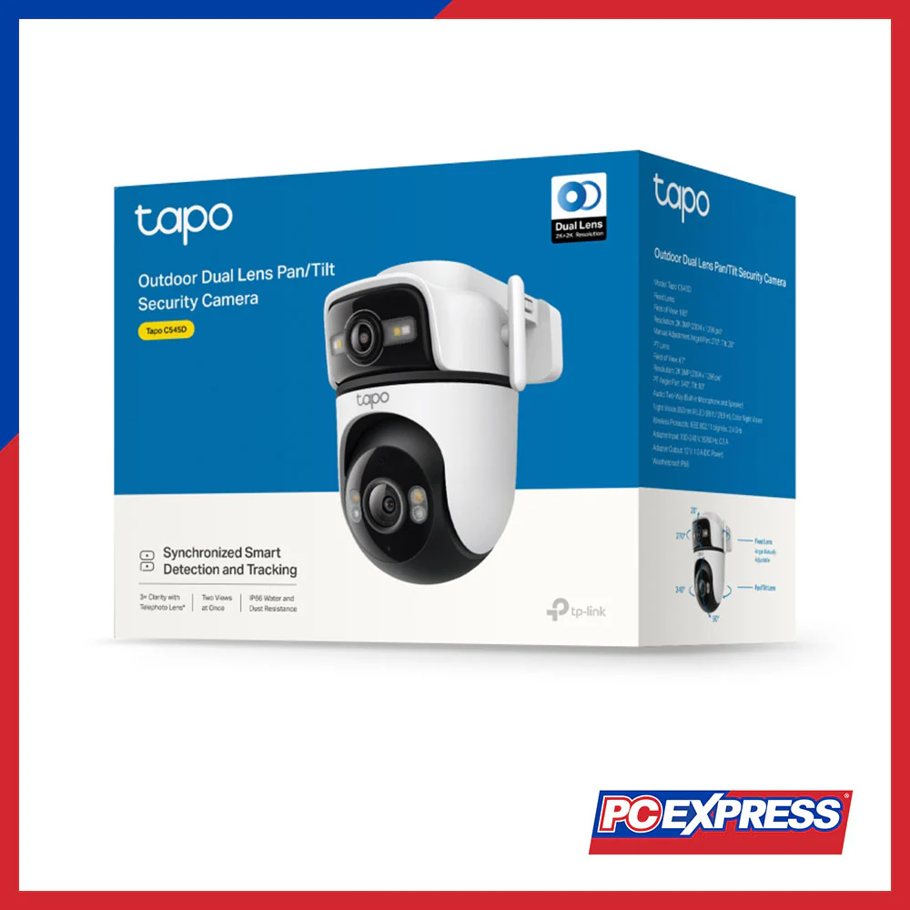 TP-LINK Tapo C545D Outdoor Dual Lens Pan/Tilt Security Wi-fi Camera - Image 4