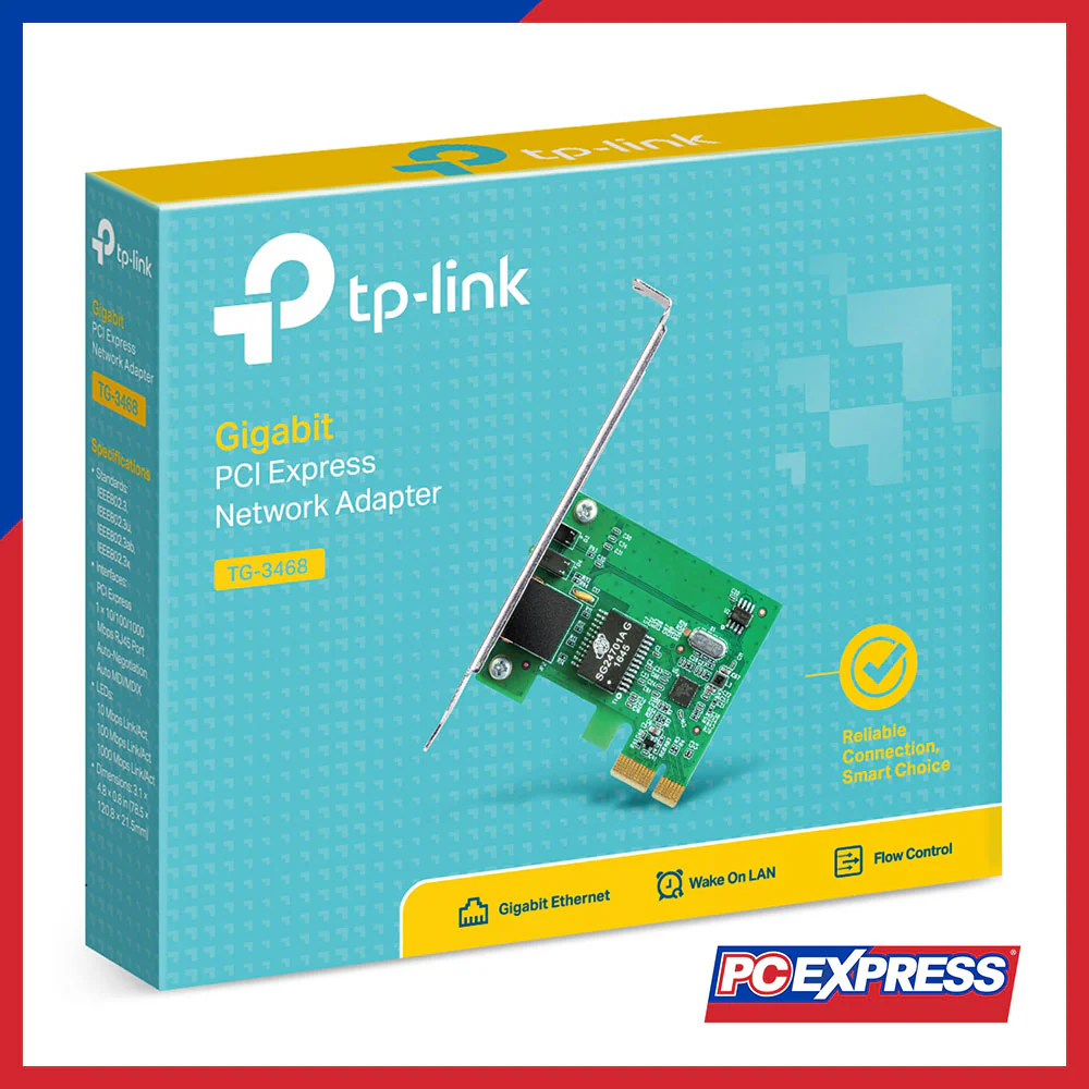 TP-LINK TG-3468 Gigabit PCI Express Network Adapter - Image 2
