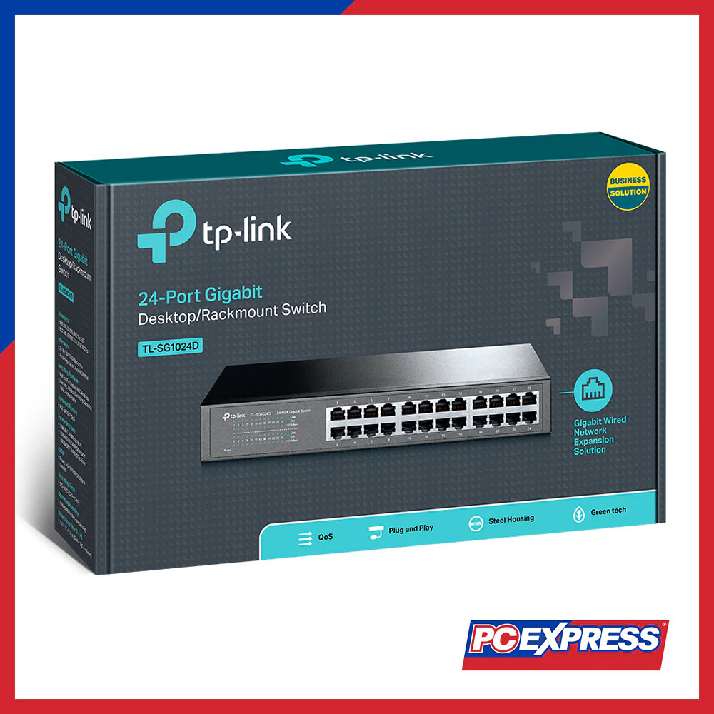 TP-LINK TL-SG1024D 24-Port Gigabit Desktop/Rackmount Switch - Image 4