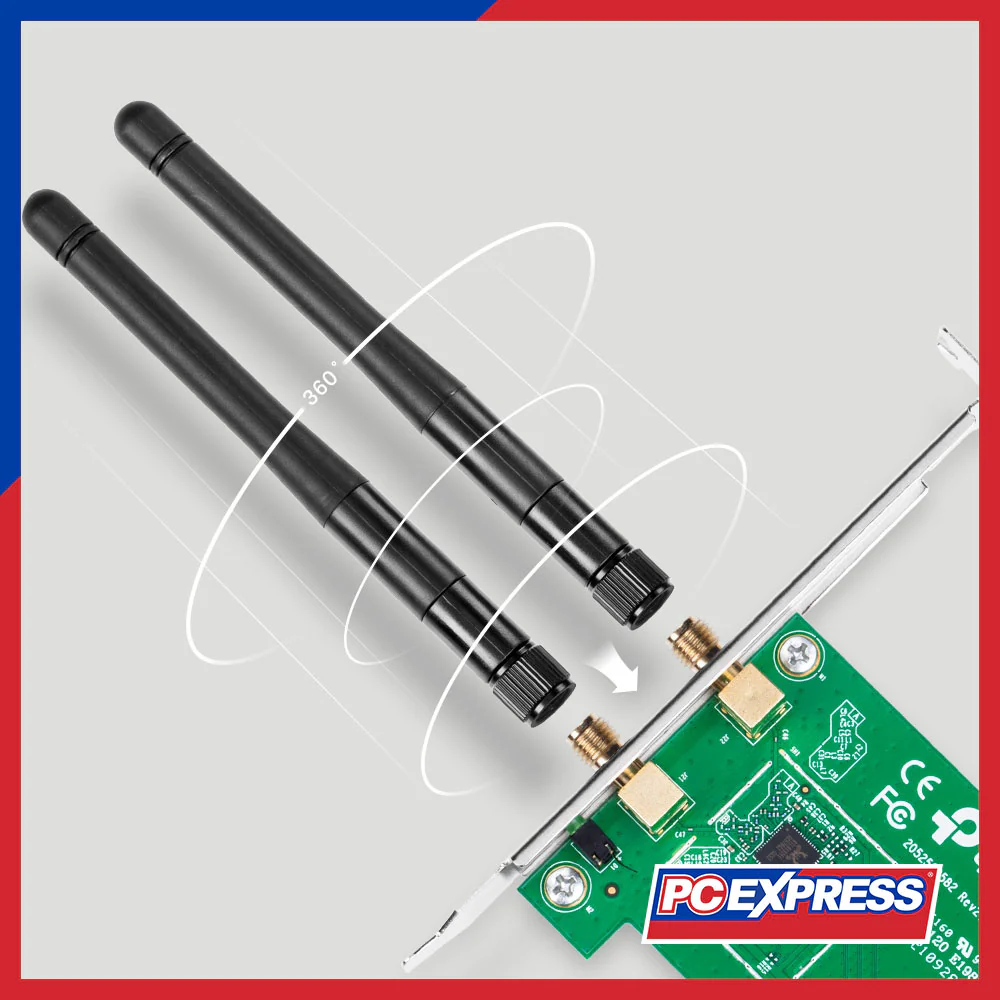TP-LINK TL-WN881ND 300MBPS Wireless N PCI Express Adapter - Image 4