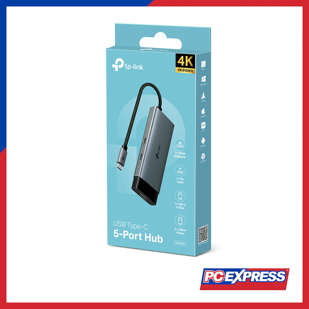 TP-LINK UH5020C USB Type-C 5 in 1 Hub - Image 6