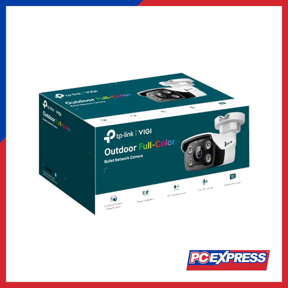 TP-LINK VIGI C340 4MP Outdoor Full-Color Bullet Network Camera Suveillance - Image 4