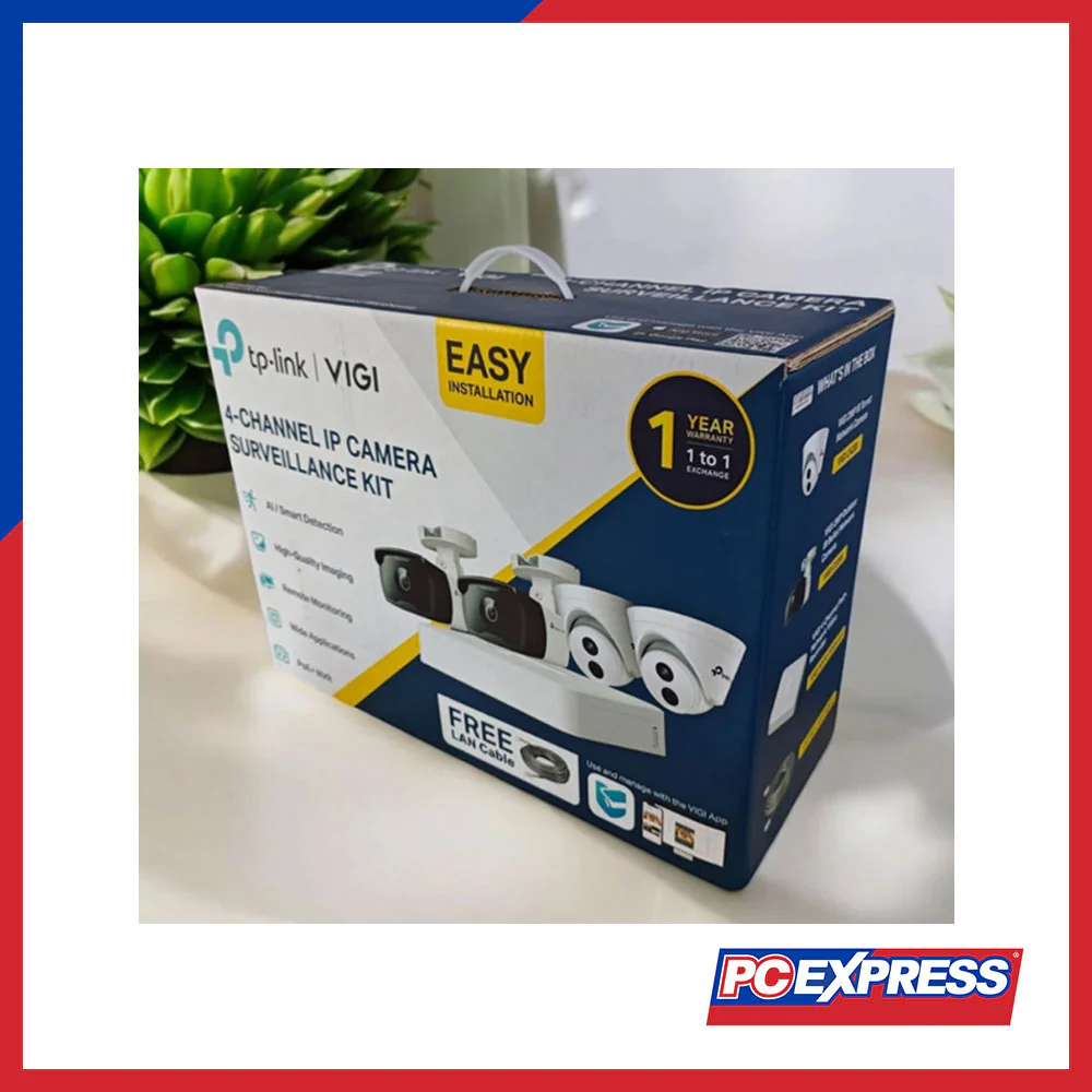 TP-LINK VIGI NVR1104H-4P NVR KIT - Image 2