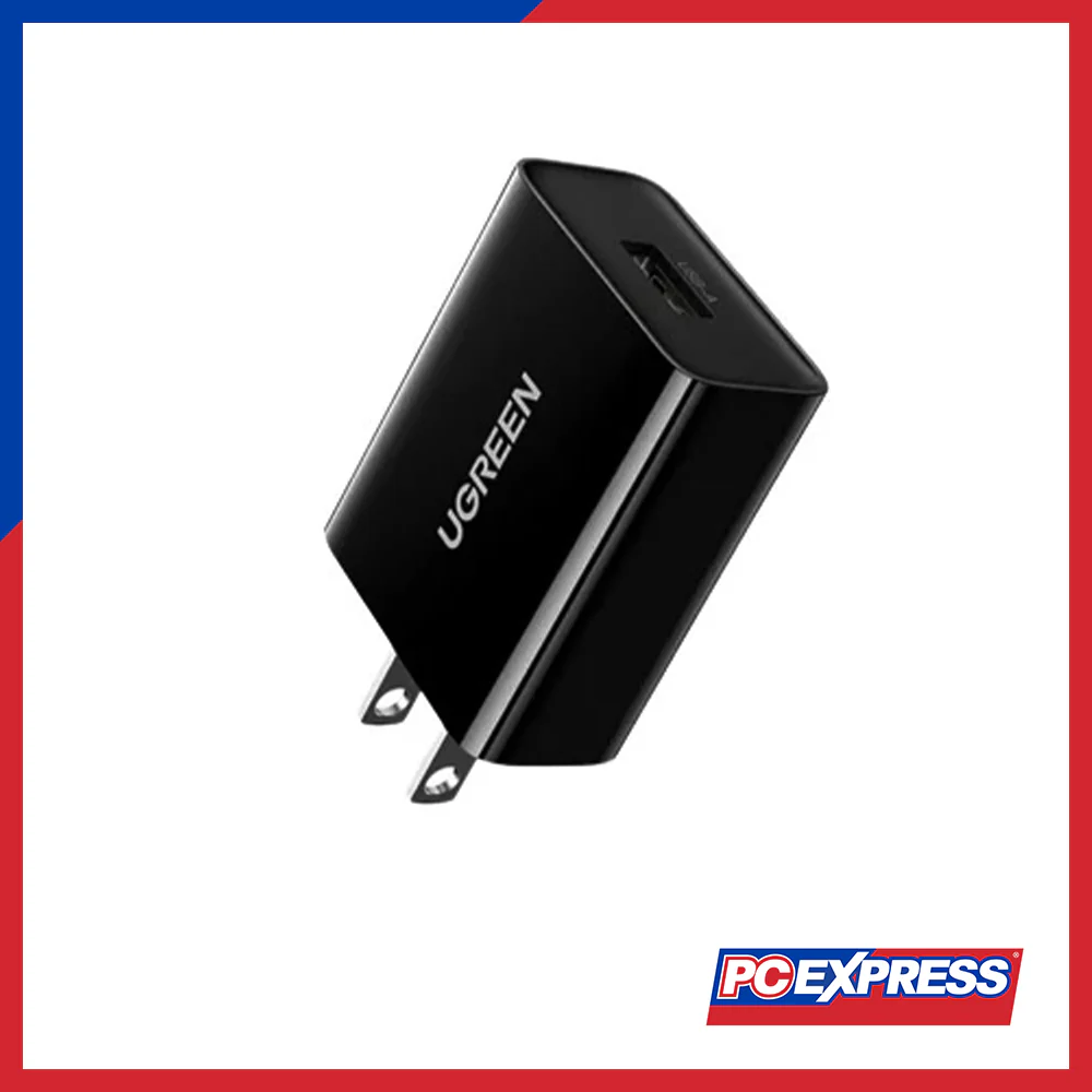 UGREEN CD122/60495 USB-A QC 3.0 18W Charger - Black - Image 3