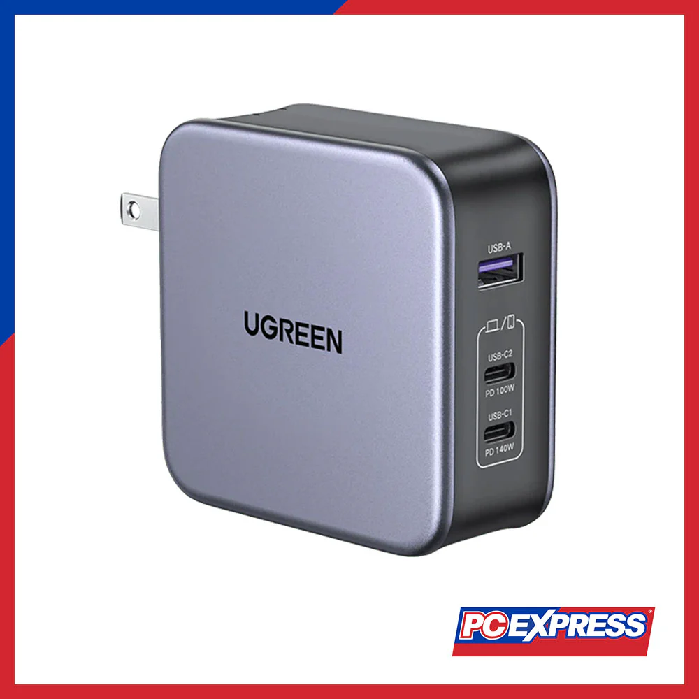 UGREEN (CD289/90548) Nexode 140W USB-C 3-Ports Wall Charger