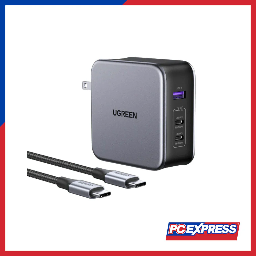 UGREEN (CD289/90548) Nexode 140W USB-C 3-Ports Wall Charger - Image 2
