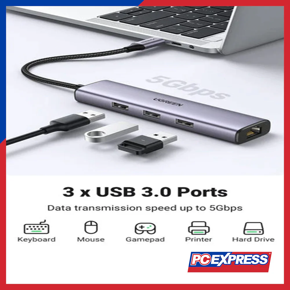 UGREEN CM475/60600 USB-C Gigabit Ethernet Adapter - Image 2