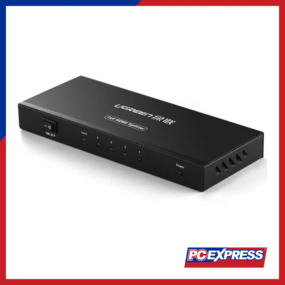 UGREEN CM620/40202US HDMI 1X4 Splitter - Black