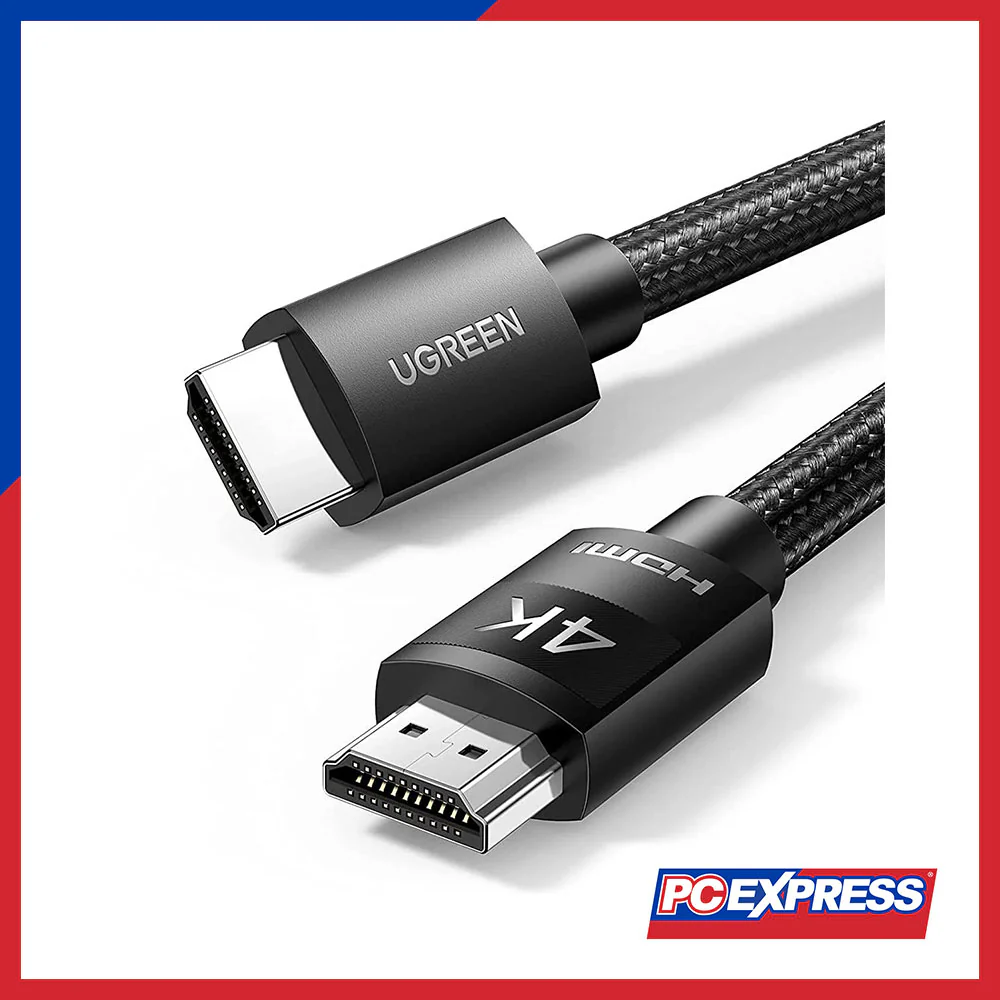 UGREEN (HD119/40103) 4k HDMI Male To Male Braided Cable 5m (Black)